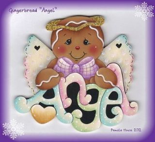 gingerbread angel painting pattern packet from canada returns not 