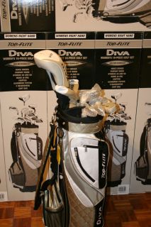 Top Flite DIVA Ladies 18 PCs Golf Club Set Right Hand $399 Brand NEW 