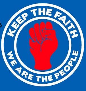 Keep The Faith Glasgow Rangers We Are The People football T Shirt in 