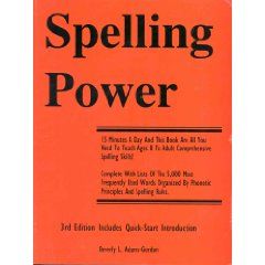 Spelling Power, Grades 3 12 by Beverly L. Adams Gordon 1997, Paperback 