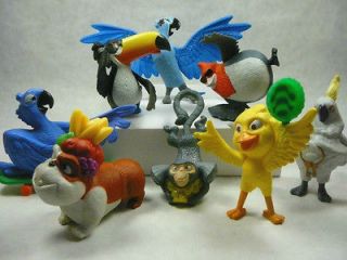 McDonalds Happy Meal 2011 Rio toys, lot of 8 Complete Set Fox Movie