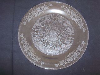 depression glass plates clear in Depression