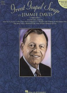Look inside Great Gospel Songs Of Jimmie Davis   Sheet Music Plus