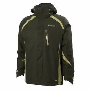 Columbia Conundrum Valley Brown/Lime Green Sport Winter Parka Jackets 