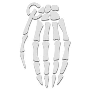 GRENADE Skeleton Hand 4.5 Sticker 156099150 