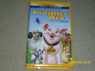 Charlottes Web (VHS, 1996) FAMILY AND CHILDREN FAVORITES