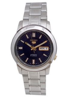 Seiko SNKK11K1 Watches,Mens Automatic Stainless Steel with Blue Dial 