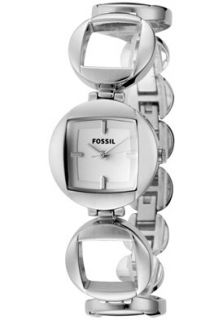 Fossil ES2509 Watches,Womens Silver Dial Stainless Steel, Womens 