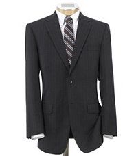 Traveler Tailored Fit 2 Button Suits Plain Front Trousers  Sizes 42 46 