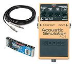 Boss AC 3 AC3 Acoustic Simulator Guitar Effects Pedal Authorized 