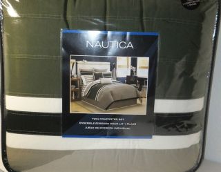 Nautica TWIN Mini Comforter Set Duxbery   2 pc.   NIP
