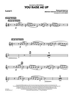 Look inside You Raise Me Up   Bb Clarinet 2   Sheet Music Plus
