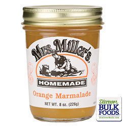 Mrs Millers Authentic Amish Homemade Orange Marmalade (4) 8 oz Jars
