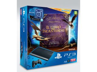 SONY PS3 12GB + WONDERBOOK IL LIBRO DEGLI INCANTESIMI + MOVE STARTER 