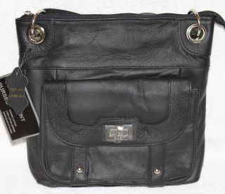Genuine Leather Concealed Carry Purse Bag Handbag Hobo Gun Concealment 