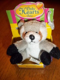 Only Hearts Pets: NIP: BANDIT THE RACCOON: Adorable Collectible! So 