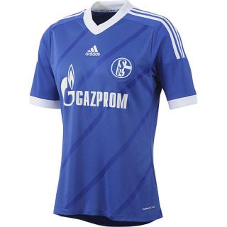Adidas Herren Heimtrikot Schalke 04 2012, blau/weiß blau/weiß im 