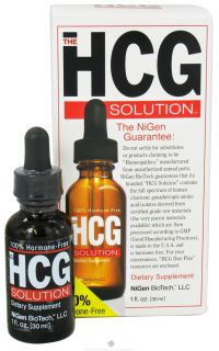 Buy NiGen BioTech   HCG Solution Hormone Free   1 oz. at LuckyVitamin 