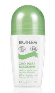 Biotherm Deo Pure Natural Protect Roll On 75ml   Free Delivery 