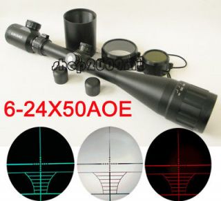 brand new 6 24x50 aoe optics hunting scope sight fit for air rifle gun 