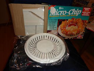 MICRO CHIP MICROWAVE POTATO CHIP MAKER NEW IN BOX WRAPPED IN PLASTIC