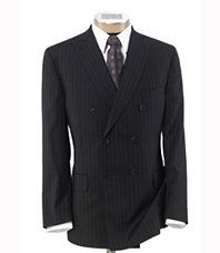 Joseph 2 Button Double Breasted Suit with Pleated Trousers