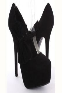 Home / Black Velvet Faux Leather Bow Mary Jane Platform Pump Heels