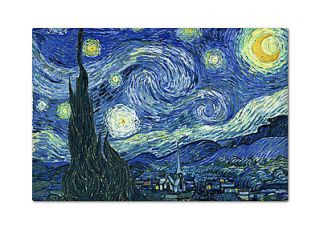 The Starry Night Refrigerator Fridge Magnet   van Gogh