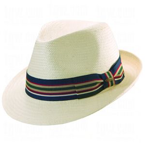 Dorfman Pacific Straw Fedora Hats