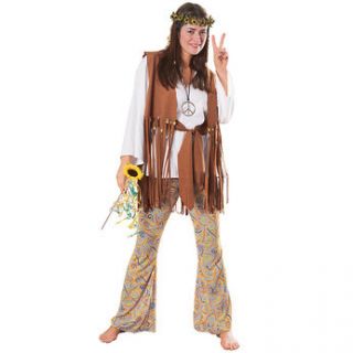 Available for Home Delivery Buy Hippy Love Child Adult Costume   Toys 
