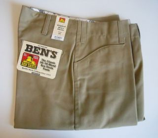 Ben Davis   495 KHAKI   Original Classic 50/50 Blend Genuine Mens 