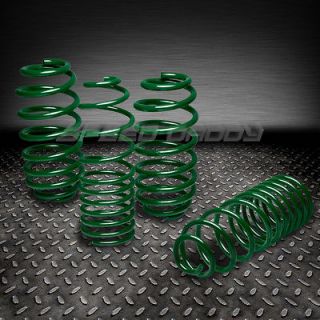   RACING SUSPENSION LOWERING SPRING/SPRINGS 96 01 AUDI A4 FWD 4DR GREEN