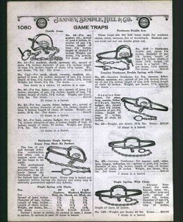 1928 ad Victor Game Leg Hold Traps Newhouse Double Jaw Oneida Jump