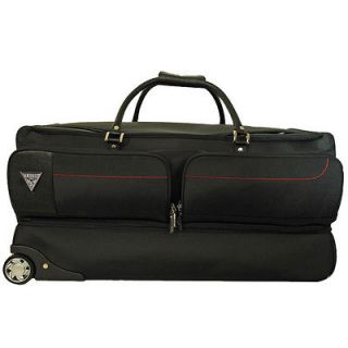 GUESS Travel Valise 28 Rolling Duffel Bag   Black