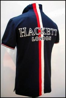 Aston Martin Racing striped polo sponsored by Hackett of London (XXL)
