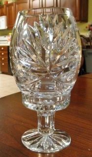 Royal Doulton Crystal ~ Keswick Pattern ~ Hurricane Lamp