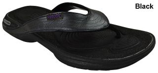 Reebok   Ladies Easytone Flip Sandal Black Size 7 J20886