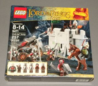   Rings LEGO Set 9471 LOTR Urak Hai Army w Eomer Minigifure NEW Sealed