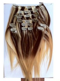 clip in human hair extensions ombre in Womens Hair Extensions