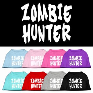 Zombie Hunter Pet Dog Shirt Clothes   Perfect for Halloween!