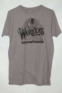 Grateful Dead Warlocks Hampton light gray athletic fit T Shirt tee 