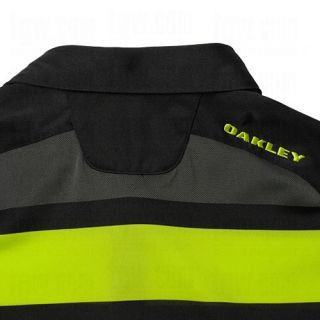 Oakley Mens OHydrolix Stroke Stripe Polos