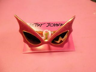 Betsey Johnson Vampire Slayer Glasses Duo Ring