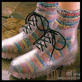   unisex GUMBOOTS RAIN BOOTS Gum Boots MARTIN boots FREE RAINBOW SOCKS