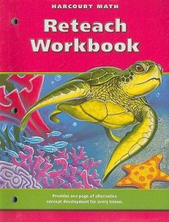 Harcourt Math Reteaching Workbook by Harcourt School Publishers Staff 