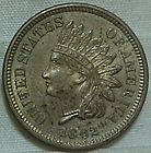 1862 Indian Head Cent Penny Copper Nickel Uncirculated Lustre Very 