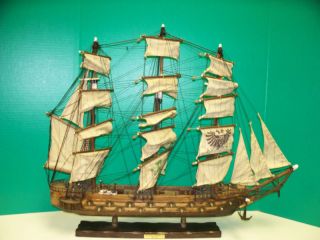 Antique Spanish Frigate Model Ship Collector Quality F