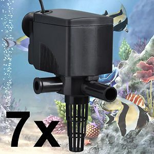 7X 320GPH Submersible Water Pump Oil Free Motor Aquarium Fountain Pond 