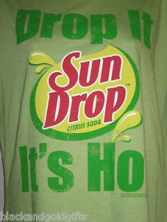 2XL Juniors TNT Green Graphic Tshirt Shirt Sun Drop Drop It Its Hot 