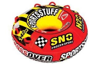   SUPER CROSSOVER 1 or 2 Person Inflatable Round Tube   SNOW OR LAKE